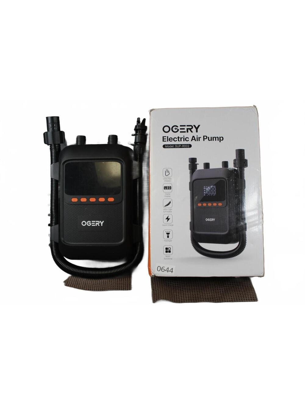 OGERY SUP-R002 Electric Paddle Board Pump & Inflator 20PSI